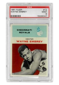 1961 Fleer Wayne Embrey #12