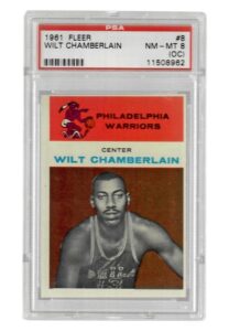 1961 Fleer Wilt Chamberlain #8