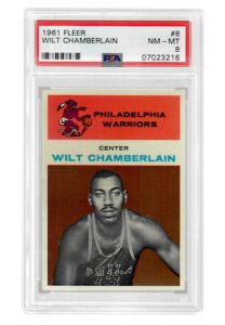 1961 Fleer Wilt Chamberlain #8