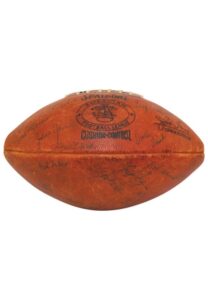 1961 Houston Oilers AFL Game-Used & Team-Signed Football