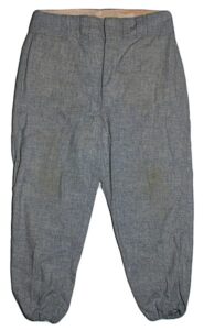 1961 Johnny Sain NY Yankees Game-Used Road Grey Flannel Pants