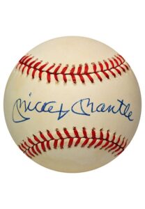 1961 New York Yankees Single-Signed Baseballs Including Mantle & Maris