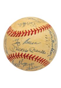 1961 NY Yankees World Championship Team Autographed Baseball