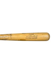 1961 Red Schoendienst St. Louis Cardinals Game-Issued & Signed Bat