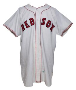 1961 Rudy York Boston Red Sox Coach’s Worn Home Jersey