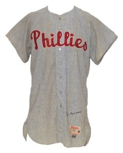 1962-1963 Paul Waner Philadelphia Phillies Instructor-Worn Flannel Road Jersey, Pants & Cap