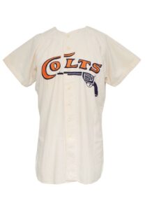 1962-64 Moultrie Colt .22’s Game-Used Home Flannel Jersey