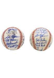 1962 AL & NL All-Stars Team-Signed ONL Baseballs With Clemente, Aaron & Others