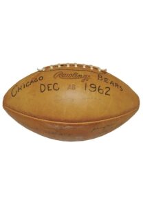 1962 Chicago Bears Team Autographed Football