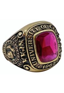 1962 George Wilson University Of Cincinnati NCAA Championship Ring