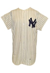 1962 Jake Gibbs New York Yankees Game-Used Home Flannel Jersey