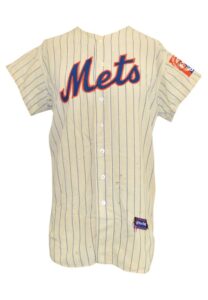 1962 Joe Ginsberg New York Mets Game-Used Home Flannel Jersey