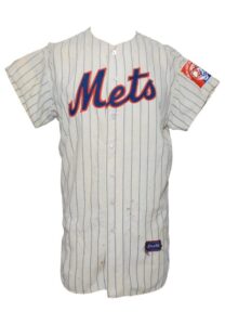 1962 Joe Ginsberg/Sammy Drake New York Mets Game-Used Home Flannel Uniform