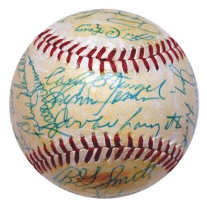 1962 New York Mets Team Autographed Baseball