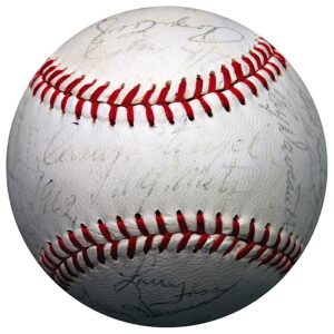 1962 NY Mets Team Autographed Baseball