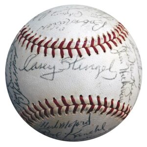 1962 NY Mets Team Autographed Baseball