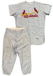 1962 Stan Musial St. Louis Cardinals Game-Used Spring Training Flannel Uniform