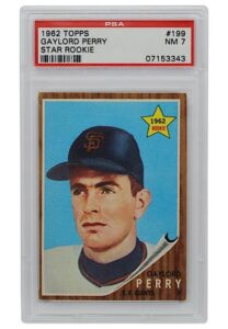 1962 Topps Gaylord Perry Star Rookie #199