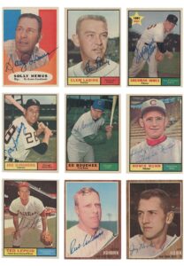 1962 Topps NY Mets Autographed Card Collection