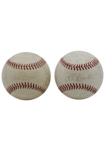 1963 & 1964 San Francisco Giants Team-Signed ONL Baseballs Including Mays, McCovey, Marichal & More