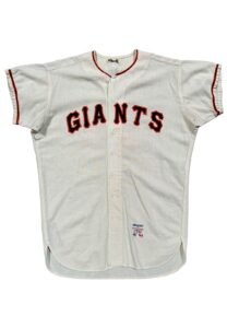 1963 Billy O’Dell SF Giants Game-Used Flannel Jersey