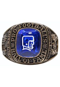 1963 Bronko Nagurski Pro Football Hall Of Fame Salesman Sample Ring