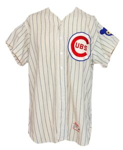 1963 Cuno Barragan Chicago Cubs Game-Used Home Flannel Jersey