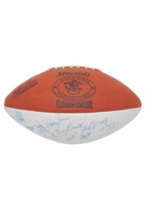 1963 Houston Oilers Team Autographed Football