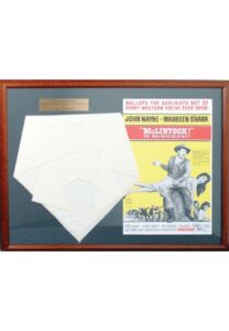 1963 John Wayne “McLintock!” Framed Movie Worn Neckerchief Bandana