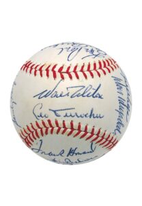 1963 Los Angeles Dodgers World Championship Team Autographed Baseball