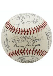 1963 National League All-Stars Team-Signed ONL Baseball