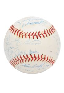 1963 New York Yankees Team Signed Baseball