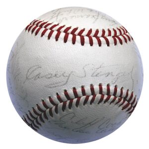 1963 NY Mets Team Autographed Baseball