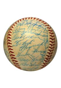 1963 Pittsburgh Pirates Team Signed Baseball