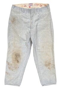 1963 Red Sox Game-Used Road Flannel Pants