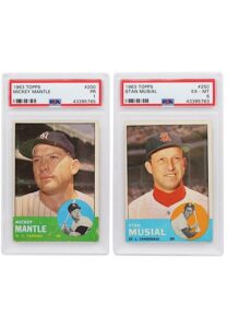 1963 Topps Baseball Complete Card Set