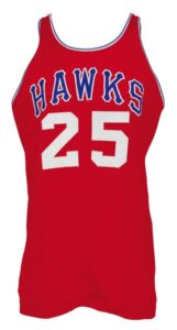 1964-1965 John Tresvant Rookie St. Louis Hawks Game-Used Road Jersey