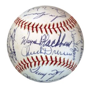 1964 Detroit Tigers Autographed Baseball