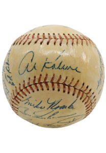 1964 Detroit Tigers Team-Signed Baseball