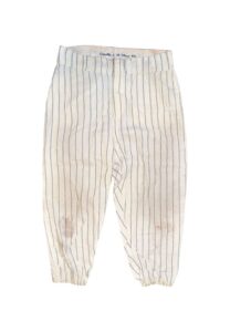 1964 Frank Crosetti New York Yankees Coaches-Worn Pinstripe Home Pinstripe Flannel Pants