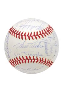 1964 LA Dodgers Team Autographed Baseball