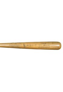 1964 Luis Aparicio Baltimore Orioles Game-Ready & Signed Bat