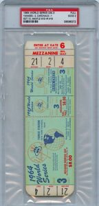 1964 Mickey Mantle Record-Breaking Home Run World Series Full Tickets