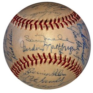 1964 Minnesota Twins Team Autographed Baseball