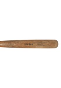 1964 Pedro Ramos New York Yankees World Series Game-Used & Autographed Bat