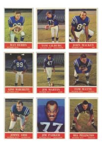 1964 Philadelphia Football Card Complete Set