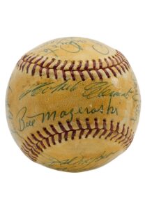 1964 Pittsburgh Pirates Signed Baseball with Roberto Clemente