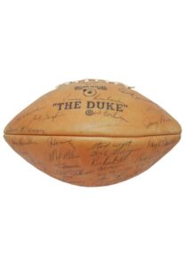 1965 Green Bay Packers Team-Signed Football