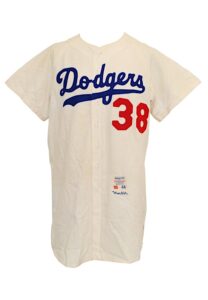 1965 Joe Moeller Los Angeles Dodgers Game-Used Home Uniform