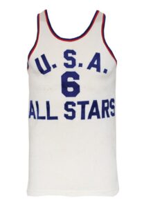 1965 Jon McGlocklin U.S.A. College All-Star vs. The Russians Game-Used Jersey & Shooting Shirt